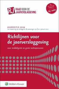 Richtlijnen voor de jaarverslaggeving, middelgrote en grote rechtspersonen 2019