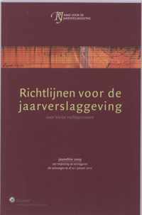 Richtlijnen voor de jaarverslaggeving / 2009