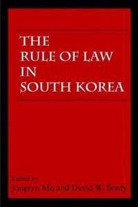 The Rule of Law in South Korea