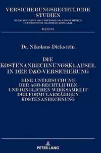 Die Kostenanrechnungsklausel in Der D&o-Versicherung