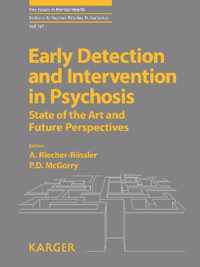 Early Detection and Intervention in Psychosis