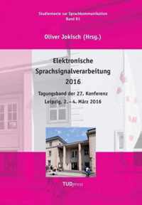 Elektronische Sprachsignalverarbeitung 2016