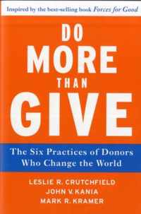 Do More Than Give