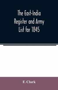 The East-India Register and Army List for 1845