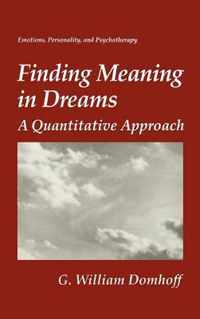 Finding Meaning in Dreams: A Quantitative Approach