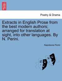 Extracts in English Prose from the best modern authors