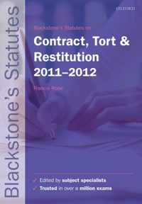 Blackstone's Statutes On Contract, Tort And Restitution