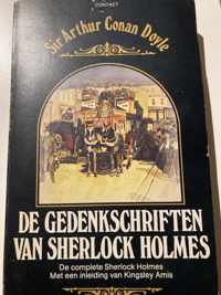 Gedenkschriften van sherlock holmes