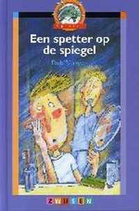 Een spetter op de spiegel