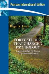 Forty Studies That Changed Psychology