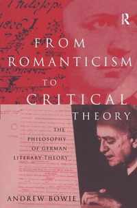 From Romanticism to Critical Theory