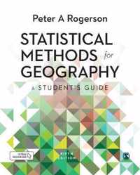 Statistical Methods for Geography