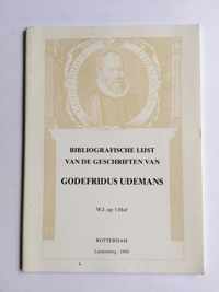 Bibliografische lyst geschr. g. udemans