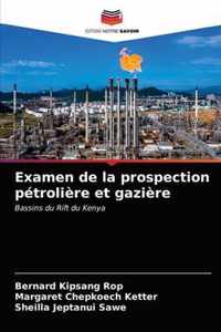 Examen de la prospection petroliere et gaziere