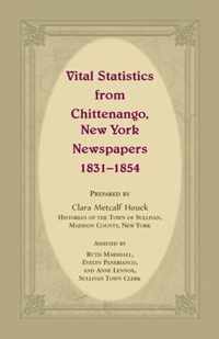 Vital Statistics from Chittenango, New York, Newspapers, 1831-1854