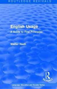 Routledge Revivals: English Usage (1986)