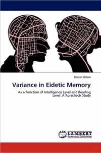 Variance in Eidetic Memory