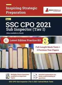 SSC Sub Inspector CPO (Tier I) Vol. 1 2021 8 Full-Length Mock Test + 3 Previous Year Paper (2019)