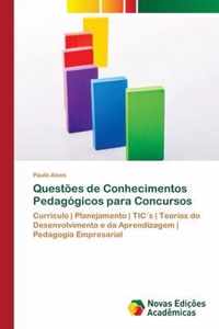 Questoes de Conhecimentos Pedagogicos para Concursos