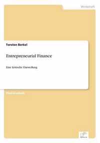 Entrepreneurial Finance