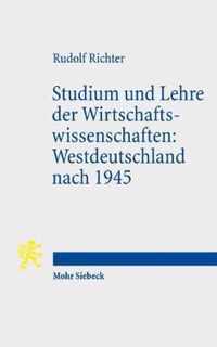 Studium und Lehre der Wirtschaftswissenschaften: Westdeutschland nach 1945