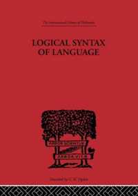 Logical Syntax of Language