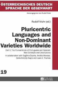 Pluricentric Languages and Non-Dominant Varieties Worldwide