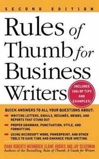 Rules of Thumb for Business Writers