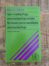 Van maatschap venn.schap o.f.en comm.venn.