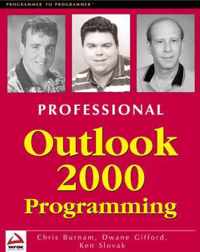 Professional Outlook 2000 Programming