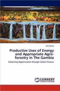 Productive Uses of Energy and Appropriate Agro-forestry in The Gambia