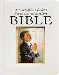 Catholic Child's First Communion Gift Bible-NAB-Boy