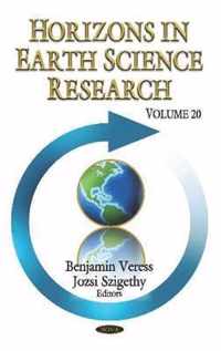 Horizons in Earth Science Research. Volume 20