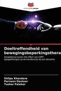 Doeltreffendheid van bewegingsbeperkingstherapie