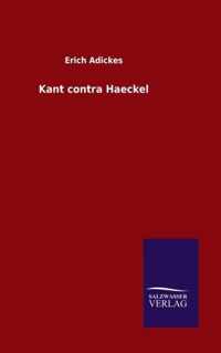 Kant contra Haeckel