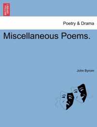 Miscellaneous Poems.