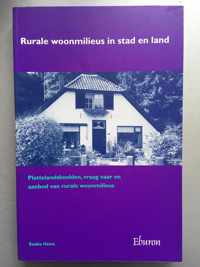 Rurale woonmilieus in stad en land plattelandsbeelden, vraag naar en a