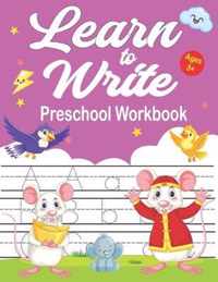 Learn To Write Preschool Workbook