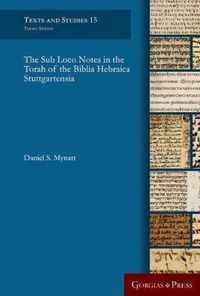 The Sub Loco Notes in the Torah of the Biblia Hebraica Stuttgartensia