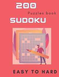 200 Sudoku Puzzles book: