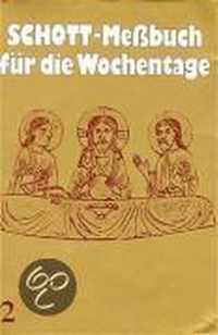 Schott Meßbuch für die Wochentage II. Leder schwarz , Goldschnitt