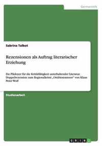 Rezensionen als Auftrag literarischer Erziehung