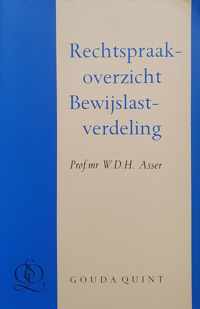 Rechtspraakoverzicht bewijslastverdeling