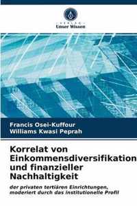 Korrelat von Einkommensdiversifikation und finanzieller Nachhaltigkeit