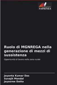 Ruolo di MGNREGA nella generazione di mezzi di sussistenza