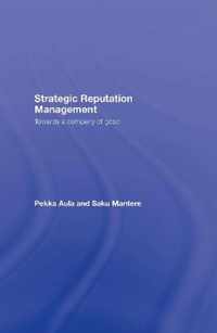 Strategic Reputation Management: Towards a Company of Good