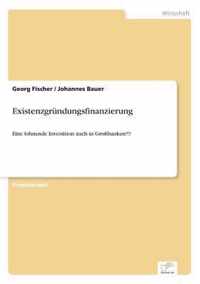 Existenzgrundungsfinanzierung