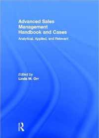 Advanced Sales Management Handbook and Cases