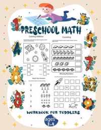 Preschool Math Workbook for Toddlers ages 2-4