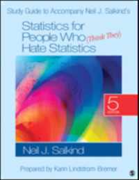 Study Guide To Accompany Neil J. Salkind'S Statistics For Pe